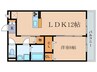 サンセッテ21 1LDKの間取り