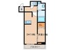 ONLY ONE 川西駅前 1DKの間取り
