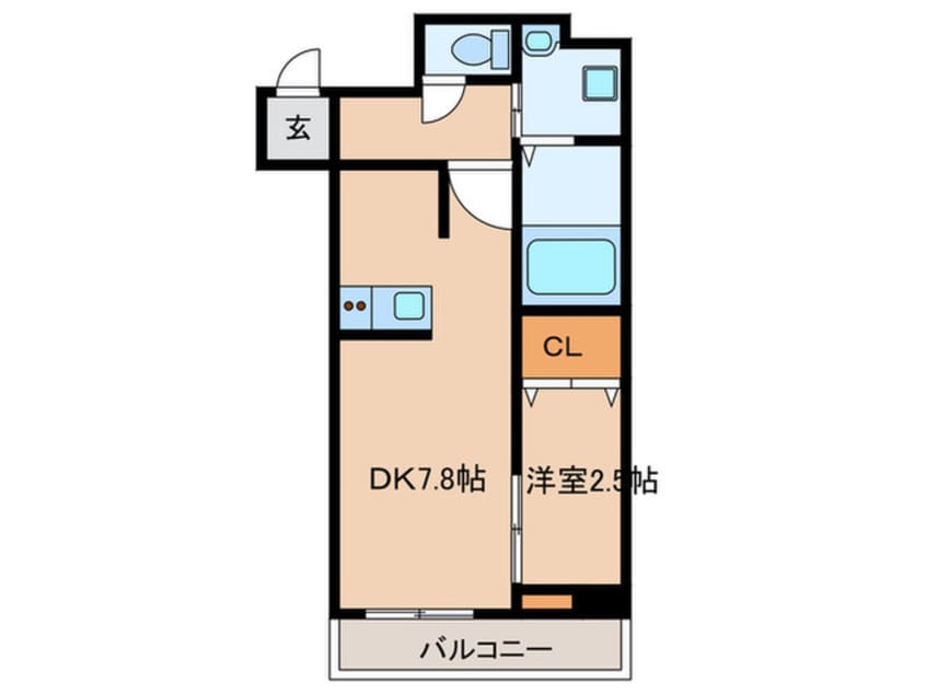 間取図 ONLY ONE 川西駅前