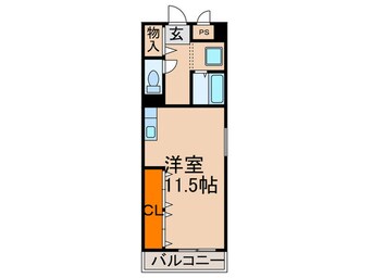 間取図 ニュ－シャト－西洞院