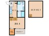 ソフィア新長田 1Rの間取り