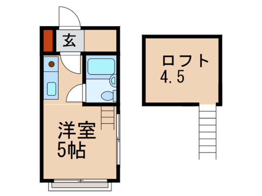 間取図 上沢ハイツ