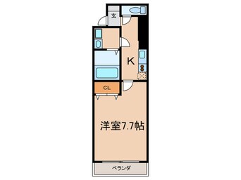 間取図 パセオ十三東