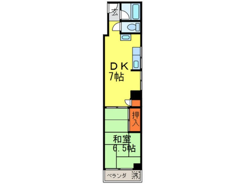 間取図 アサヒマンション