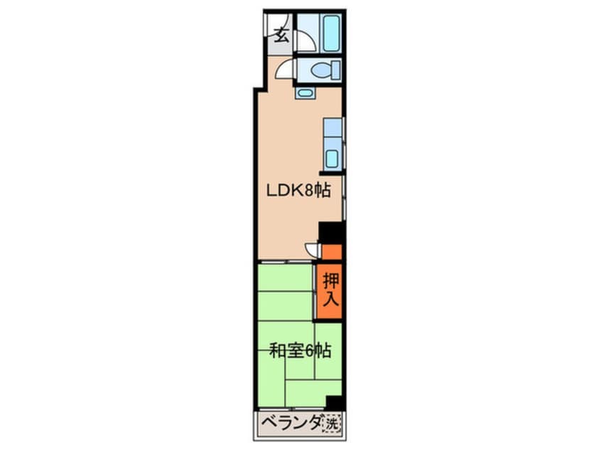 間取図 アサヒマンション