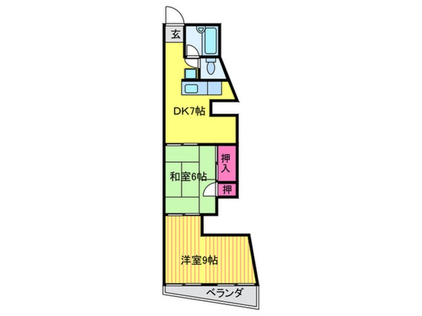 間取図 アサヒマンション