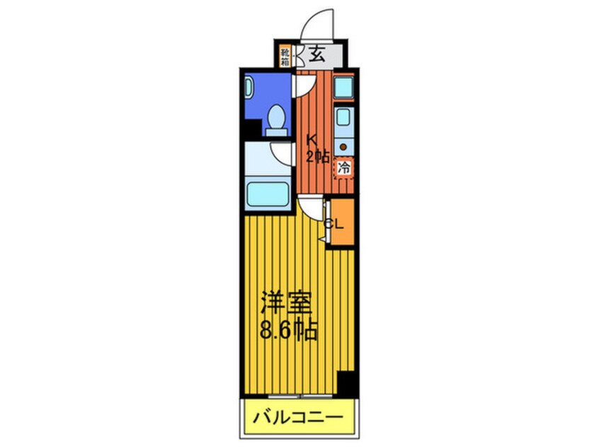 間取図 ロジェ今福鶴見