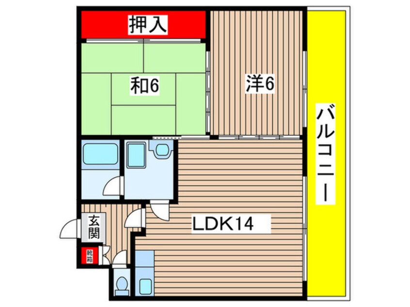 間取図 メゾン太秦