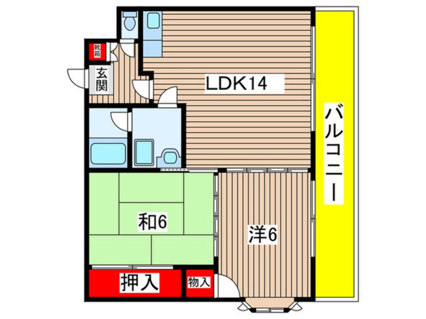 間取図 メゾン太秦