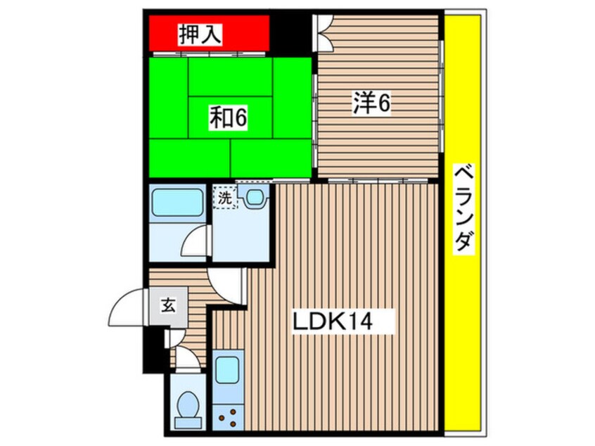 間取図 メゾン太秦