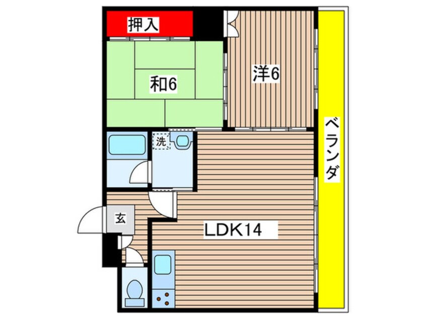 間取図 メゾン太秦