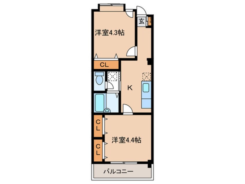 間取図 デイグランモンテヴィラ