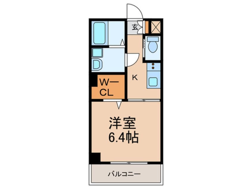 間取図 仮)広野町西裏マンション