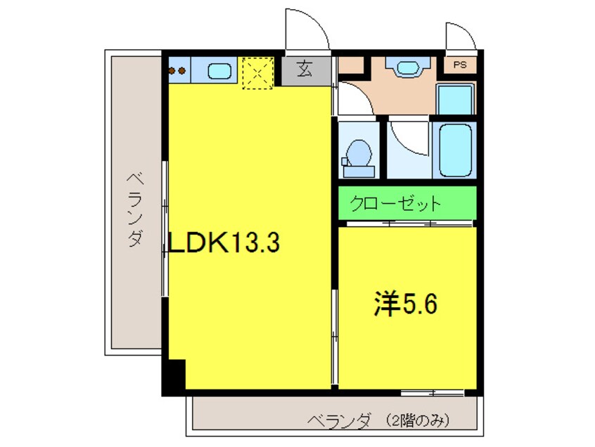 間取図 グランリ－オ