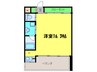 グランリ－オ 1Rの間取り
