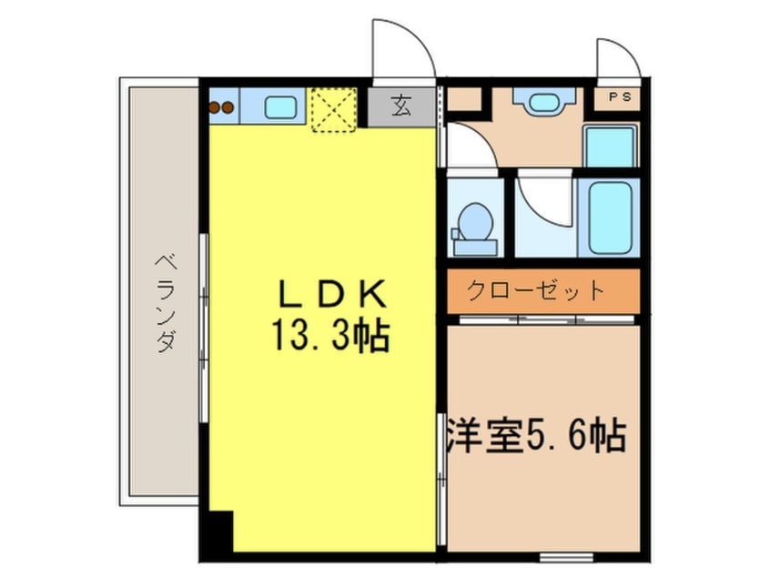 間取図 グランリ－オ