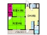 高橋マンション 2DKの間取り