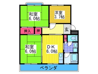 間取図 旭ハイツ