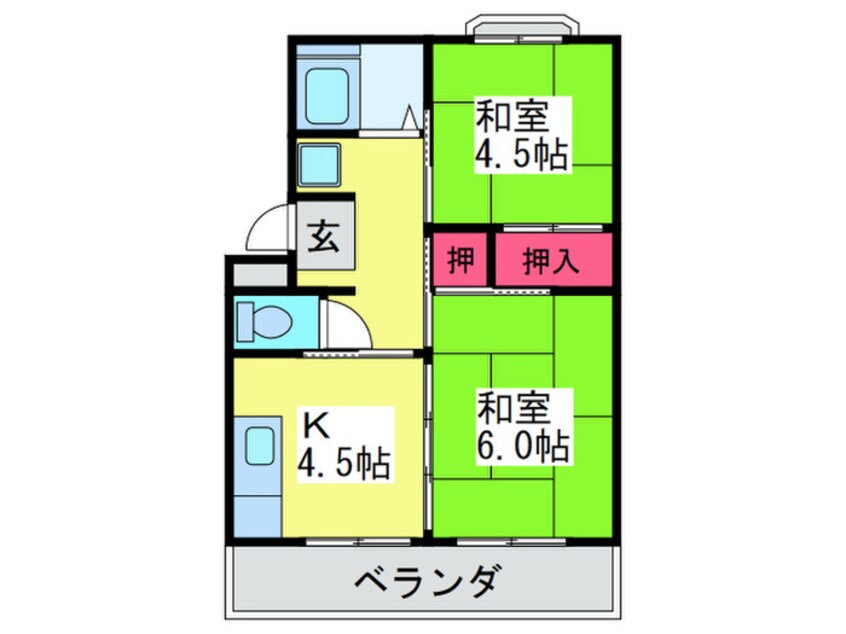 間取図 旭ハイツ