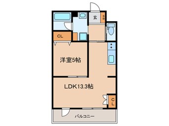 間取図 仮)インサイトルポ山科新十条