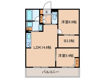間取図 仮)インサイトルポ山科新十条