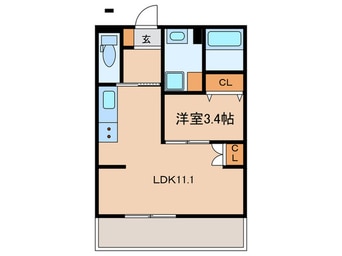 間取図 仮)インサイトルポ山科新十条