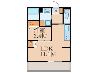 間取図 仮)インサイトルポ山科新十条