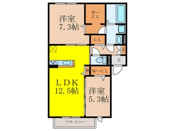 間取図 仮）D-ROOM高槻市宮田町3丁目PJ