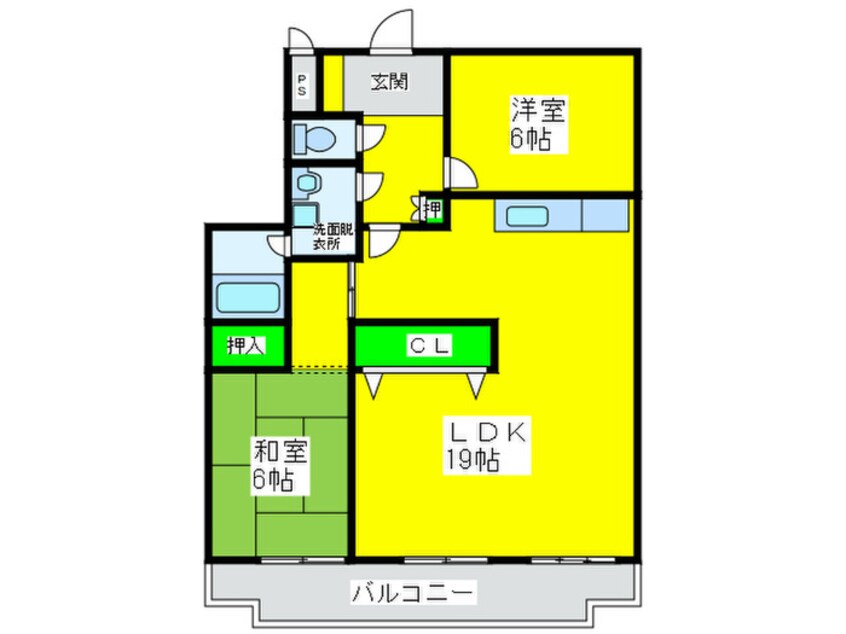 間取図 グリーンハイム諏訪の森