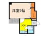 第二正美堂ビル 1Kの間取り