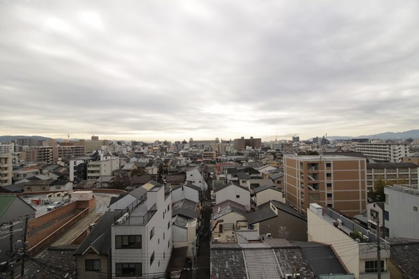 室内からの展望 第二正美堂ビル