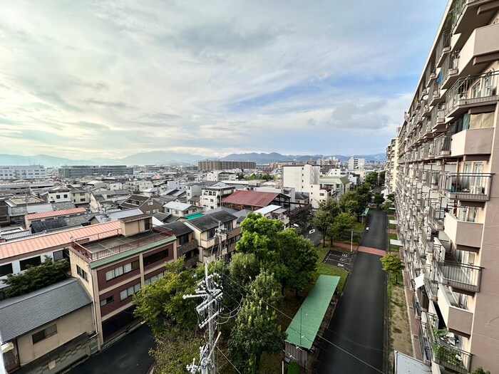 室内からの展望 第二正美堂ビル