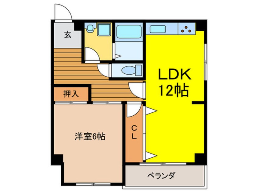 間取図 シンシア曽根西レジデンス