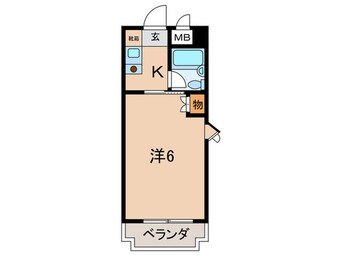 間取図 フェリスコート東園田