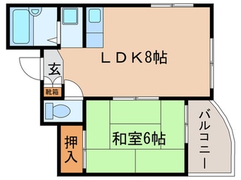 間取図 キャロル南桜塚