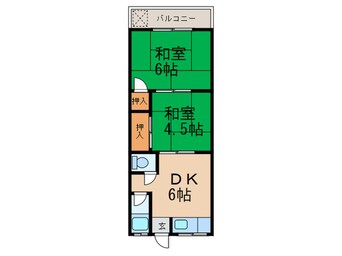 間取図 豊南ハイツ