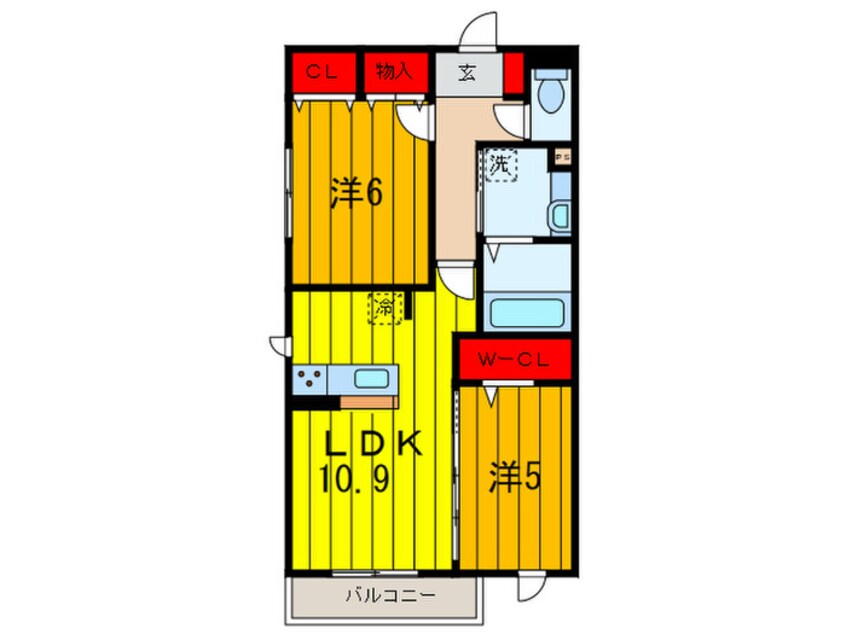 間取図 Ｌｕｍｅｔｏ