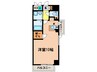 アンソレイユ 1Rの間取り
