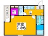 フジパレス堺南長尾Ⅰ番館 1Kの間取り