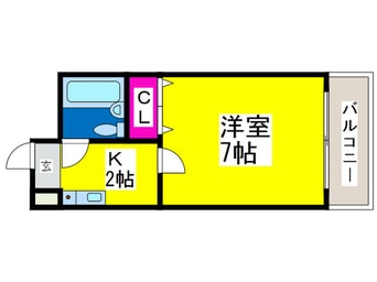 間取図 パシフィック浅香