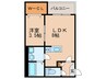ＳＥＥＤ豊中 1LDKの間取り
