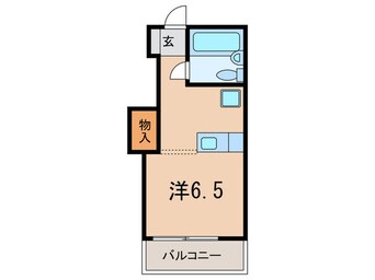間取図 ﾓﾝﾃﾒｰﾙ学園前