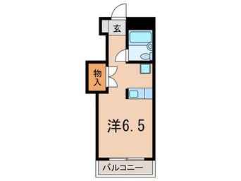 間取図 ﾓﾝﾃﾒｰﾙ学園前