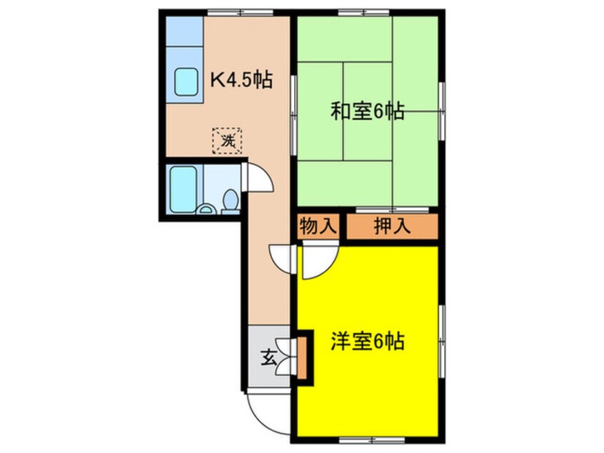 間取図 サンケイマンション