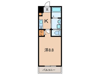 間取図 ワコーレヴィータ川西通