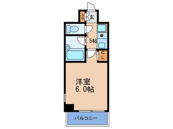 間取図 エスリード梅田新道第2(606)