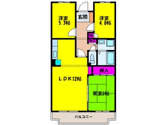 間取図 サニ－コ－ト中町