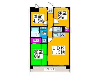 間取図 グレ－スコ－ト