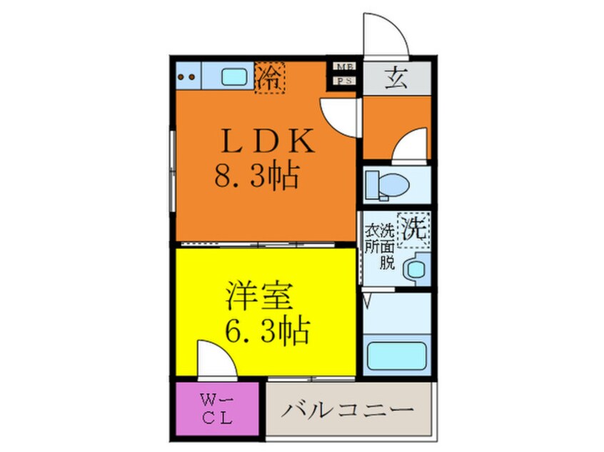 間取図 くすのきアパートメントⅡ