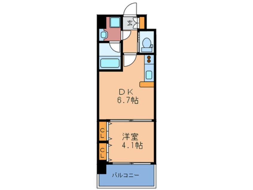 間取図 Choei65 プレジオ中津